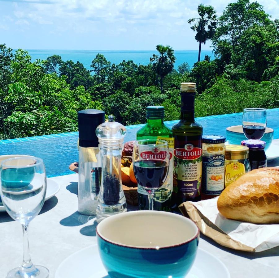 Ko Samui Seaview Pool Villa Seren With Car レームセットビーチ エクステリア 写真