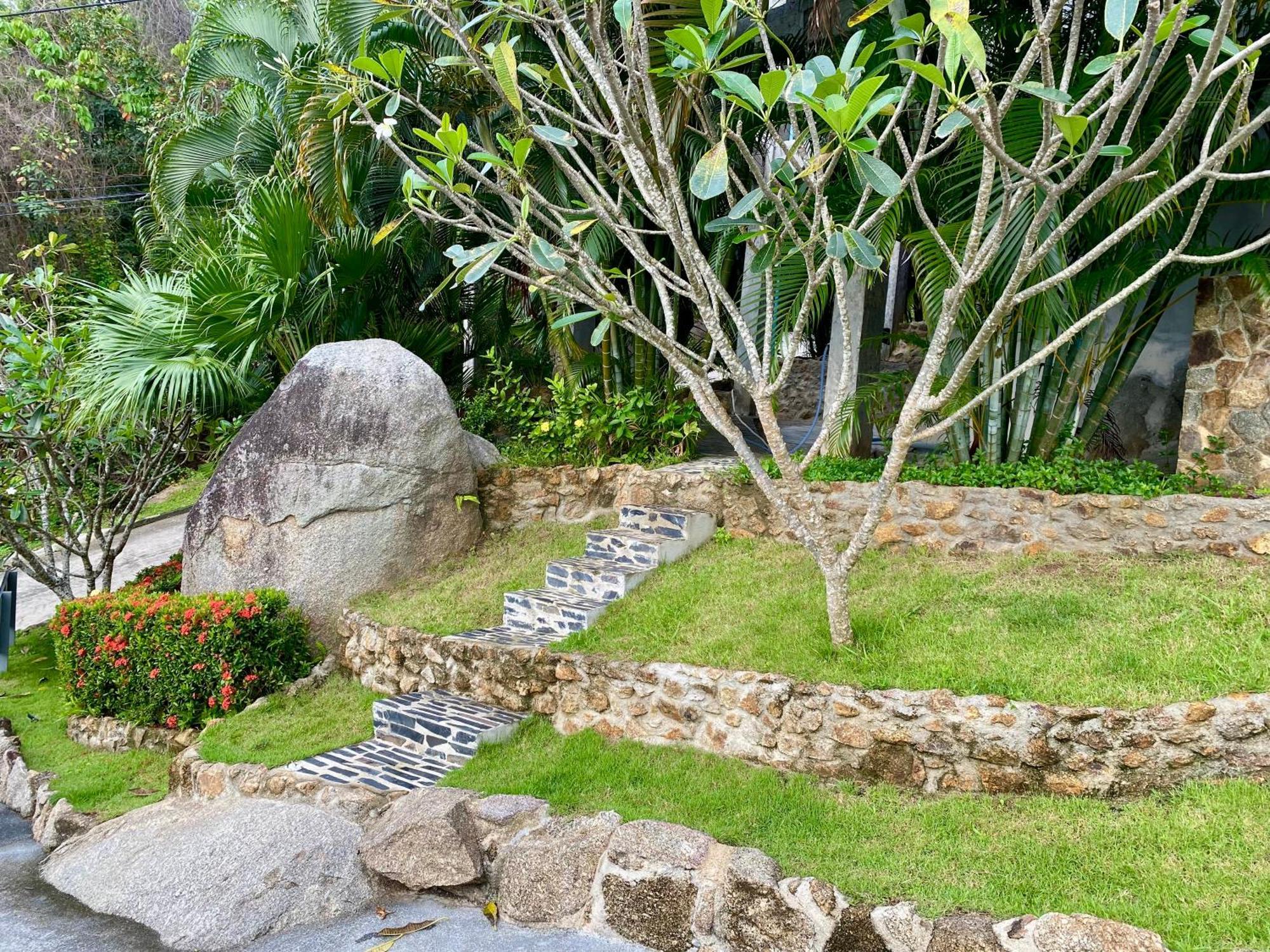 Ko Samui Seaview Pool Villa Seren With Car レームセットビーチ エクステリア 写真