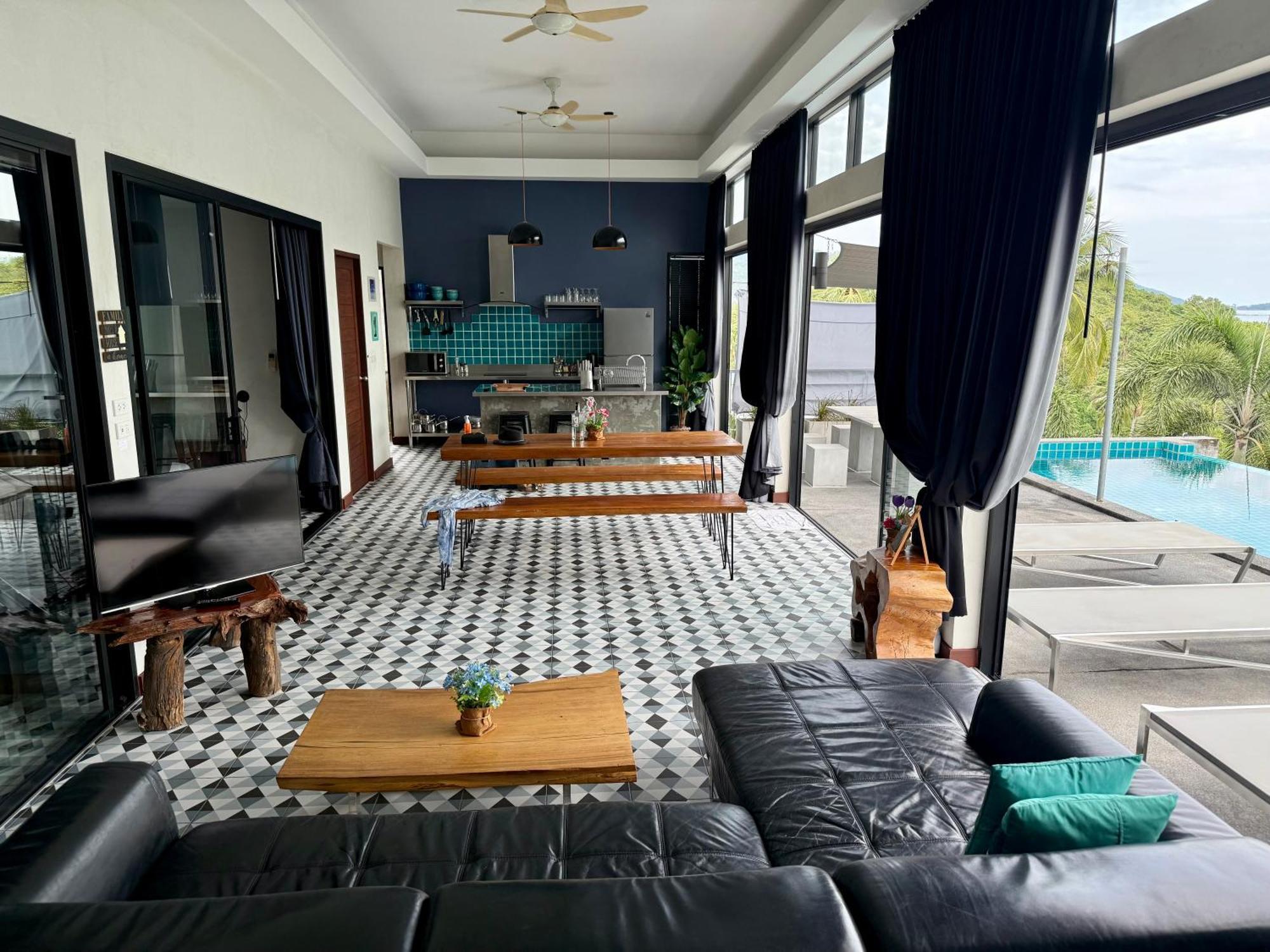 Ko Samui Seaview Pool Villa Seren With Car レームセットビーチ エクステリア 写真