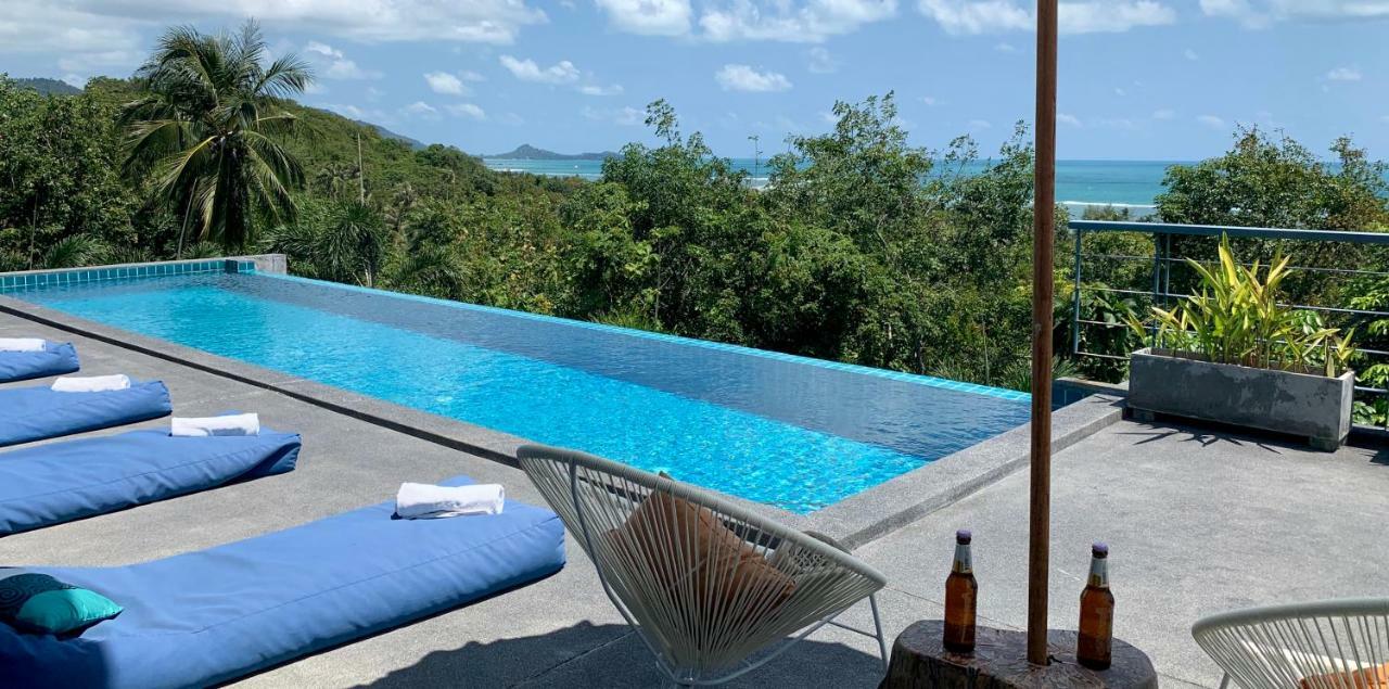 Ko Samui Seaview Pool Villa Seren With Car レームセットビーチ エクステリア 写真