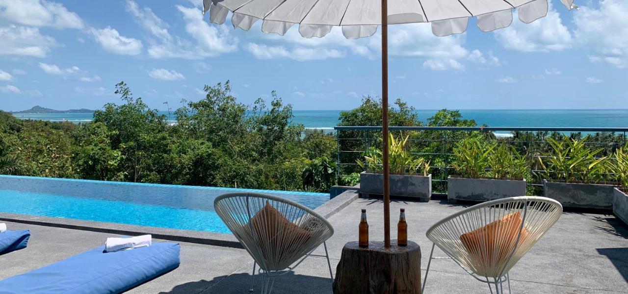 Ko Samui Seaview Pool Villa Seren With Car レームセットビーチ エクステリア 写真